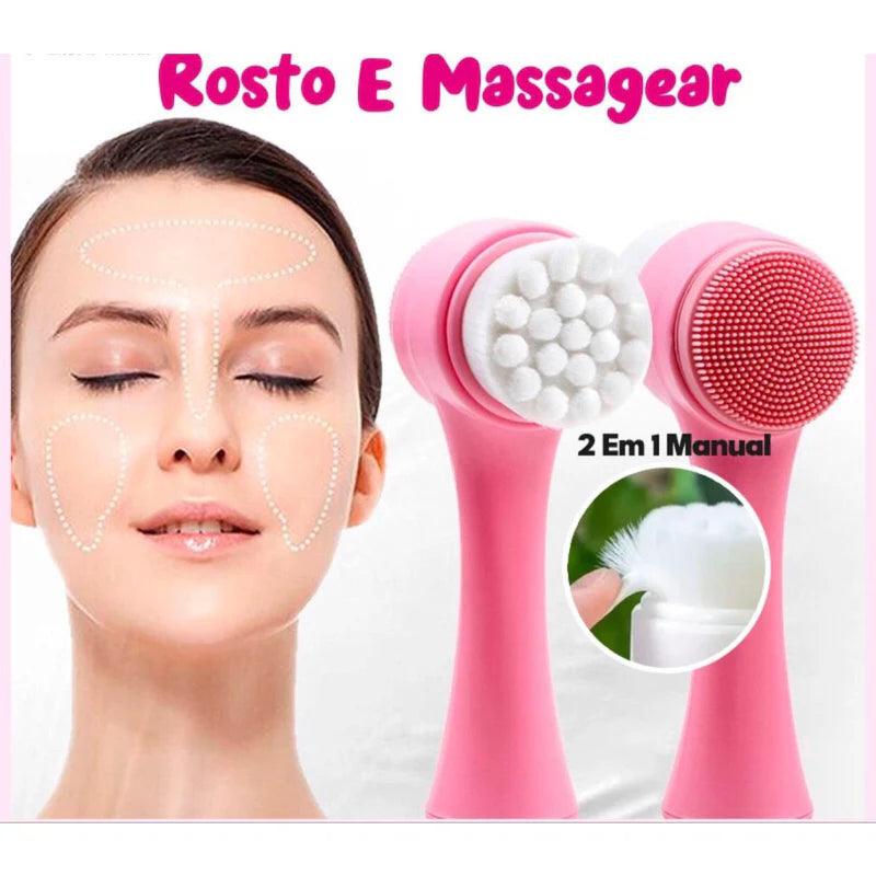 Escova Facial 3D Massagem - Shop Mondiial